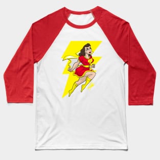 Shazam! Mary Marvel Baseball T-Shirt